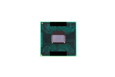 Processor isolated on a white background