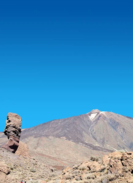 Teide vulkan met rock — Stockfoto