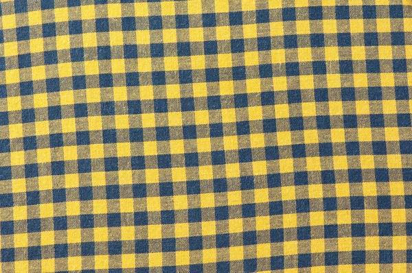 stock image Retro tablecloth yellow-black texture