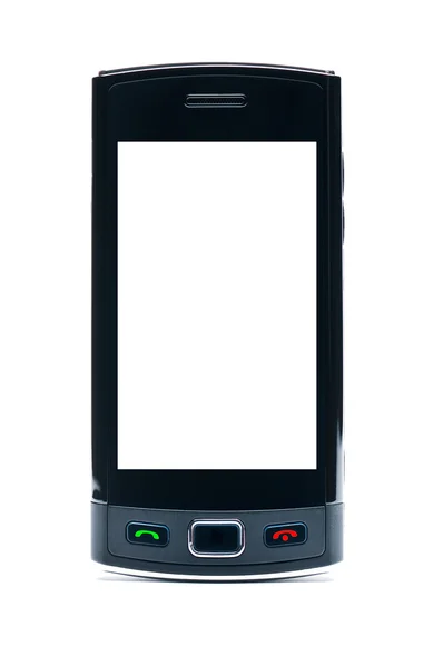 Классический мобильный телефон на белом фоне - оригинальный дизайн — стоковое фото