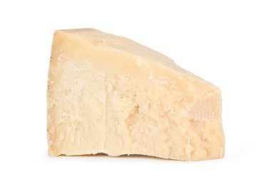 Piece of resh parmesan cheese. clipart