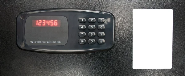 Cassetta di sicurezza codice elettronico — Foto Stock