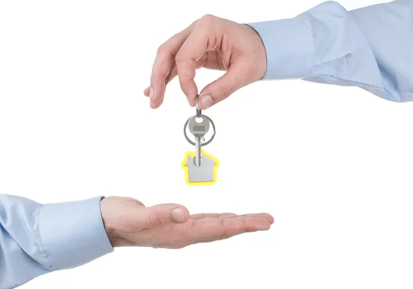 Předání klíče od domu — Stock fotografie
