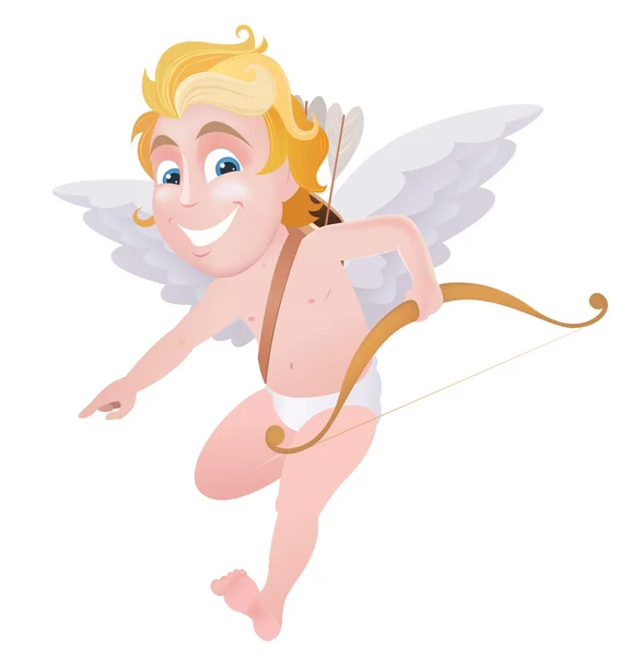 stock vector Cupid pointing finger