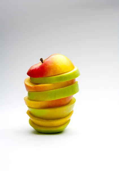 Smíšené jablko — Stock fotografie