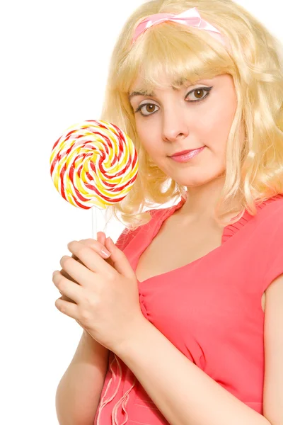Picture of beautiful blond woman — Stock Photo, Image