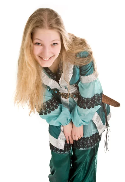 Elf kızı gülen — Stok fotoğraf