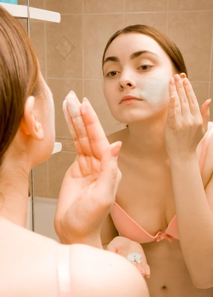 Clay mask — Stock Photo, Image