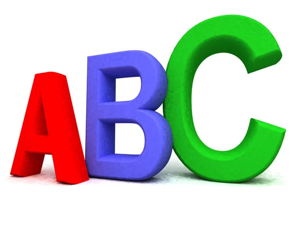 Renkli abc harfleri — Stok fotoğraf