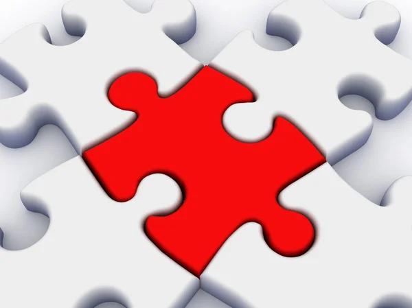 3d puzzle — Stock Photo, Image