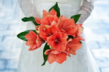 Bridal bouquet clipart