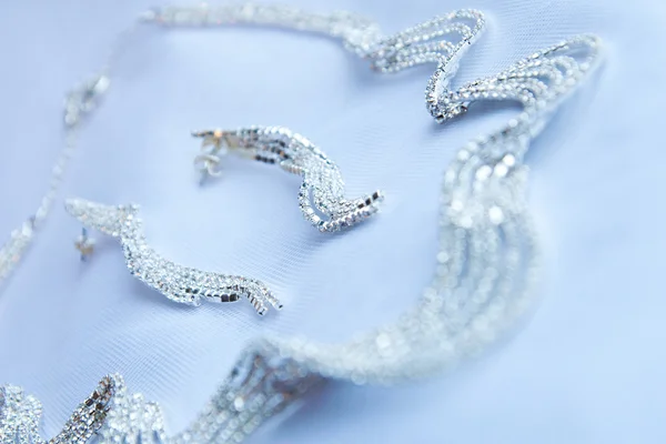 Jewelry on a white — Stock Photo, Image