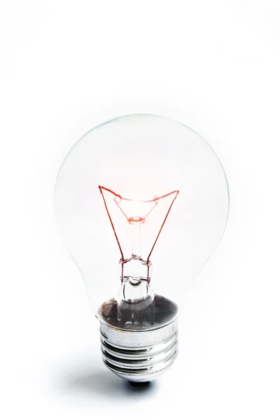 Стеклянная лампа — стоковое фото