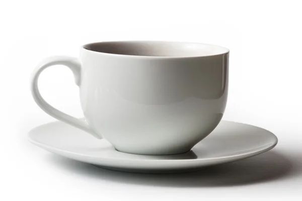 Xícara de chá isolado em branco. — Fotografia de Stock