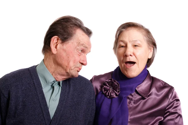 Attraktives Seniorenpaar — Stockfoto