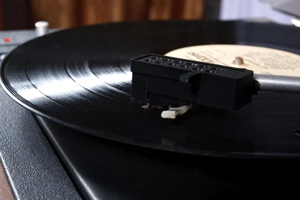 Old vinyl player — Stock Photo, Image