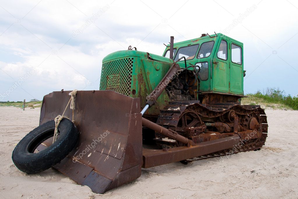 Old bulldozer