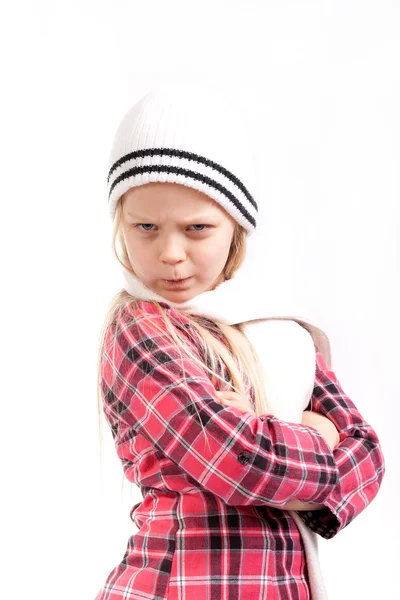Pequeña niña enojada —  Fotos de Stock
