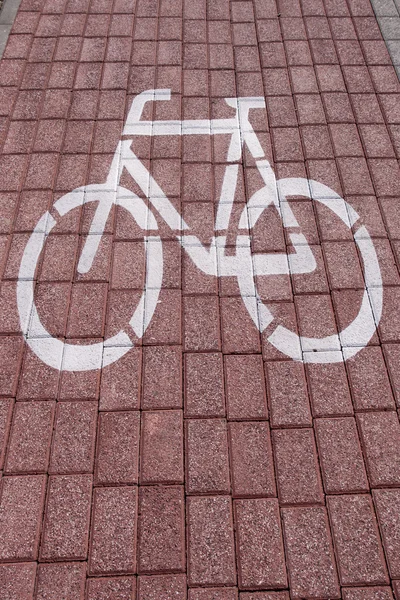 Fiets teken — Stockfoto