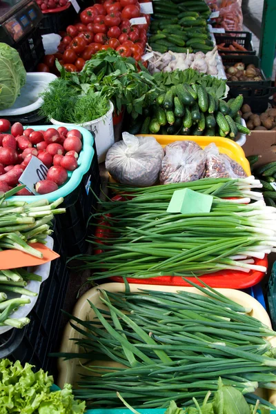Verduras en el mercado — Foto de Stock