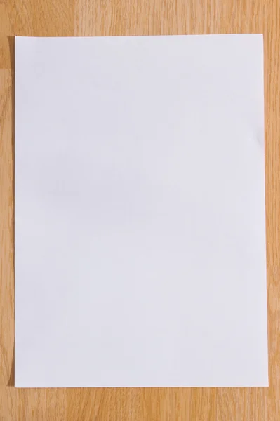 Hoja blanca de papel —  Fotos de Stock