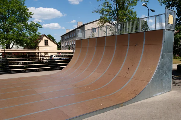 Parque de skate, rampa — Fotografia de Stock