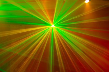 Green and Red Laser Lights clipart