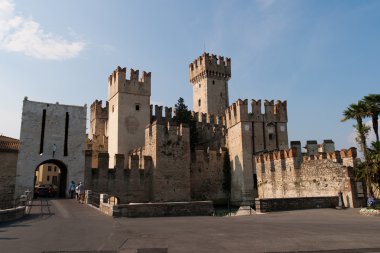Sirmione,The Scaliger Castle clipart