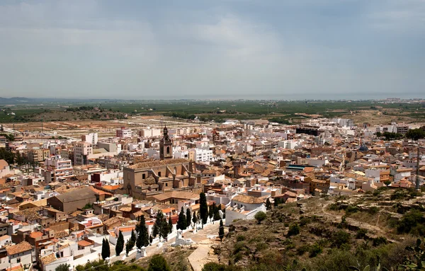 Вид на исторический город Сагунто в Испании — стоковое фото