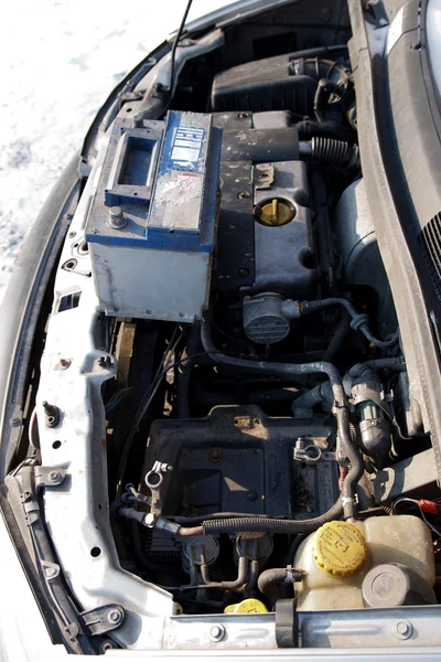Старый дизельный двигатель — стоковое фото