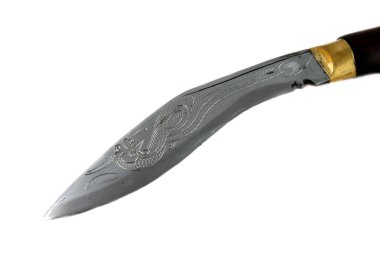 Gurkha Kukri or Khukuri knife handmade clipart