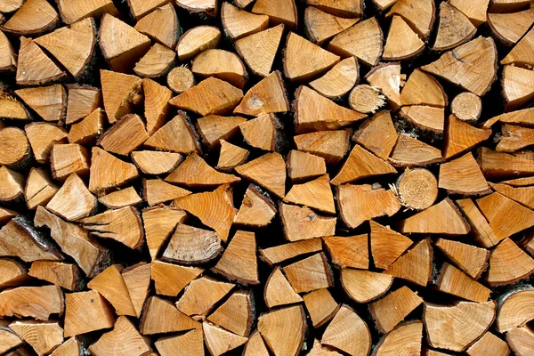 Стек дров — стокове фото