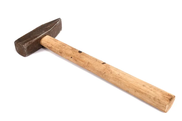 Hammer mit Holzstiel — Stockfoto