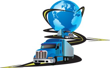International freight clipart