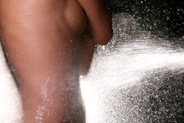 Acqua e nudo — Foto Stock