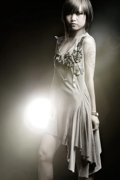 아시아 패션 모델 스톡 사진