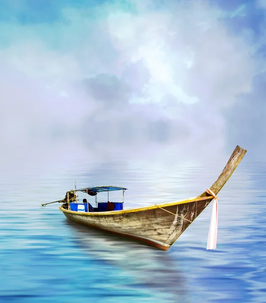 Barco de cauda longa — Fotografia de Stock
