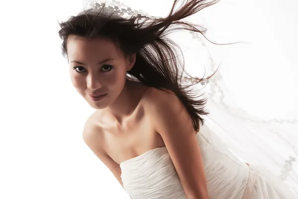 Suknie ślubne białe — Zdjęcie stockowe