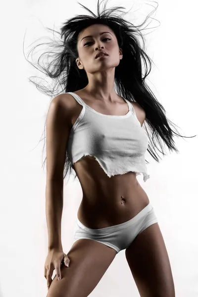 Sexy bielizna model Obraz Stockowy