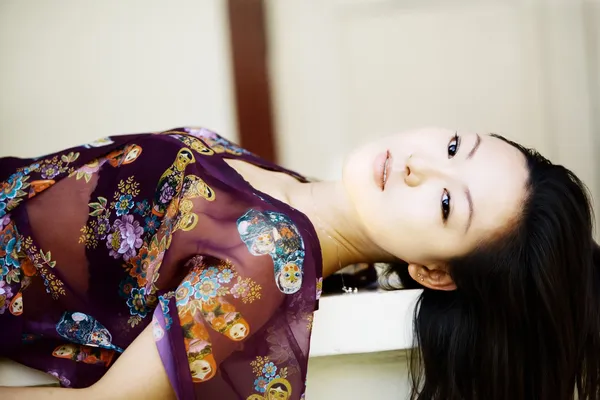 Belle asiatique fille — Photo