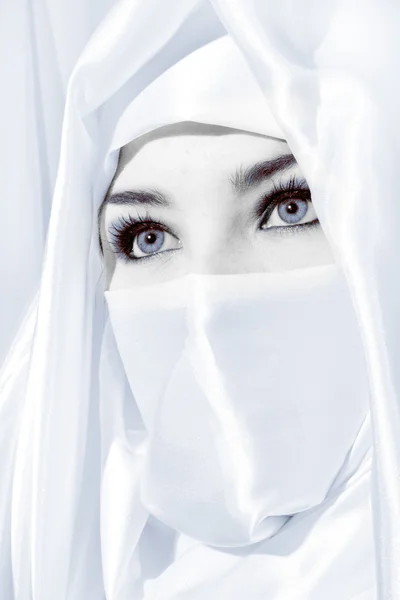 Véu branco — Fotografia de Stock