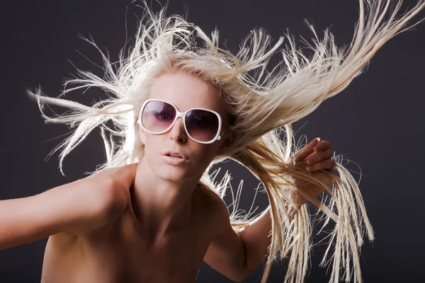 Golpe de cabelo — Fotografia de Stock