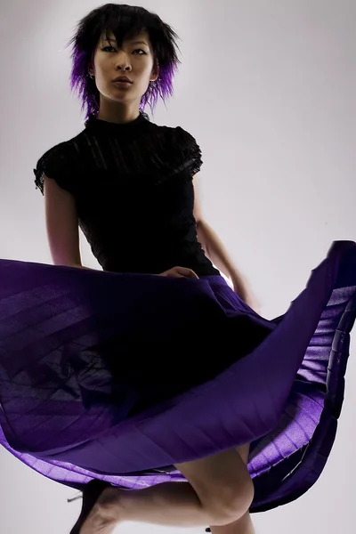 Purple skirt — Φωτογραφία Αρχείου