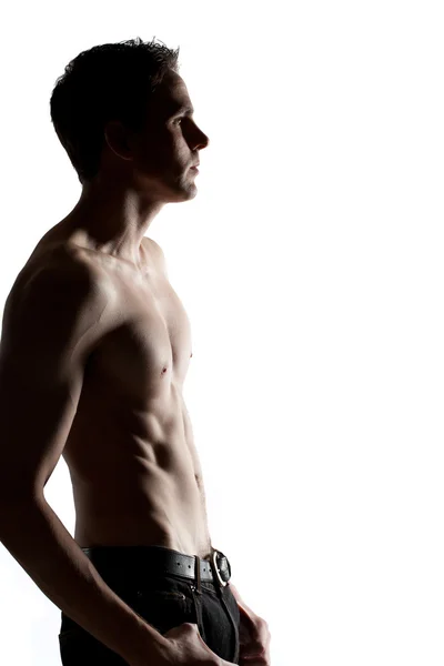 Lean and fit male — Stock Photo, Image