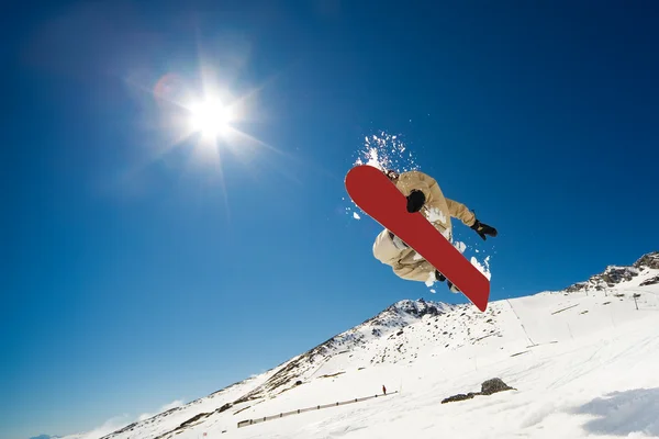 Snowboard eylem — Stok fotoğraf