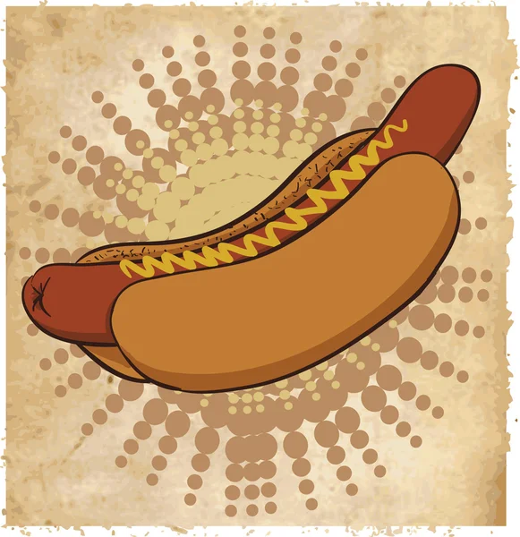 Hotdog-Ikone — Stockvektor