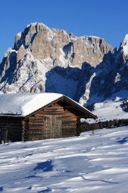 Dolomites Alpler'de kar