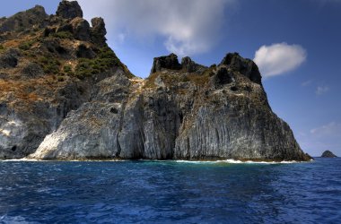 Island of Ponza, Italy clipart