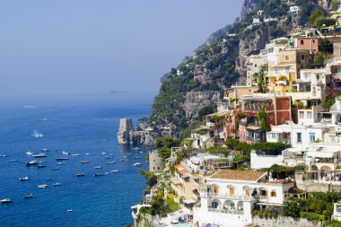 Positano, amalfi coast, İtalya