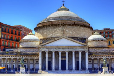 Plebiscito Square, Naples, Italy clipart